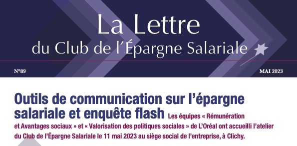 La e-letter n°89 , suite à notre atelier du 11 mai 2023.