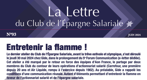 La e-letter n°93, suite à l’atelier du 30 mai 2024 chez Gide